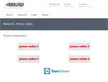 Tablet Screenshot of pomoc.rekord.com.pl